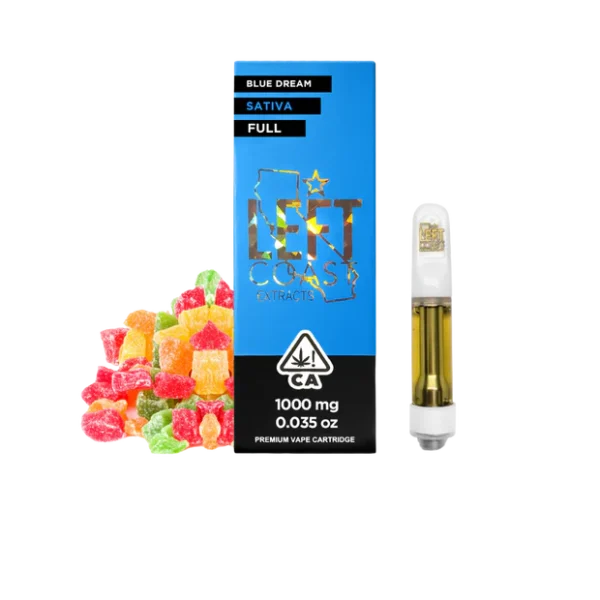 Left Coast Blue Dream - Premium THC Cartridge 1G