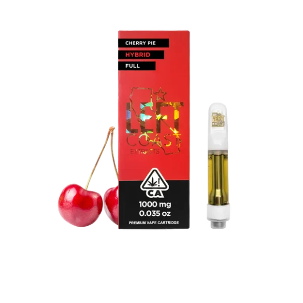 Left Coast Cherry Pie- Premium THC Cartridge 1G