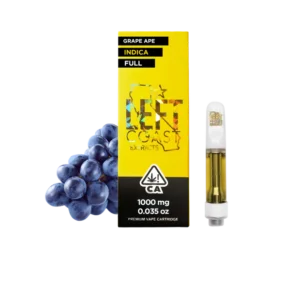 Left Coast Grape Ape- Premium THC Cartridge 1G