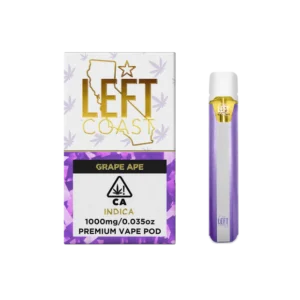 Left Coast Grape ape- Premium 1G THC Pod