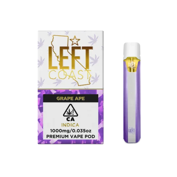 Left Coast Grape ape- Premium 1G THC Pod