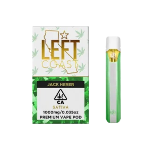 Left Coast Jack herer - Premium 1G THC Pod