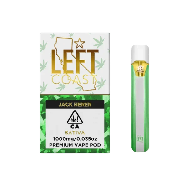 Left Coast Jack herer - Premium 1G THC Pod