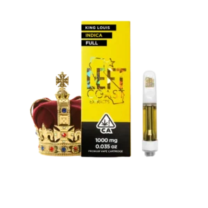 Left Coast King Louis- Premium THC Cartridge 1G