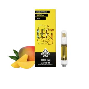 Left Coast King Mamba- Premium THC Cartridge 1G