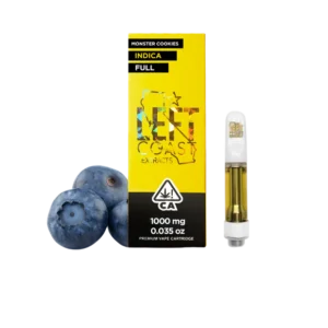 Left Coast Monster Cookies- Premium THC Cartridge 1G