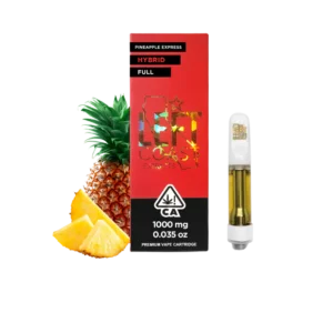 Left Coast Pineapple Express- Premium THC Cartridge 1G