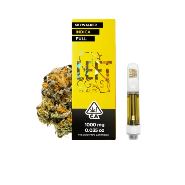 Left Coast Skywalker OG- Premium THC Cartridge 1G