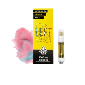 Left Coast Superman OG- Premium THC Cartridge 1G