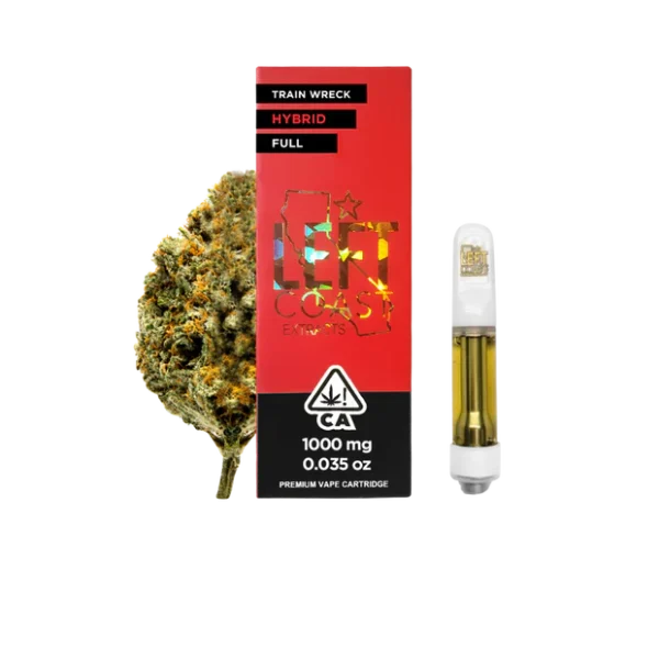 Left Coast Trainwreck- Premium THC Cartridge 1G