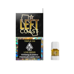 Left Coast XXX OG - Premium Live Resin Pod 1G